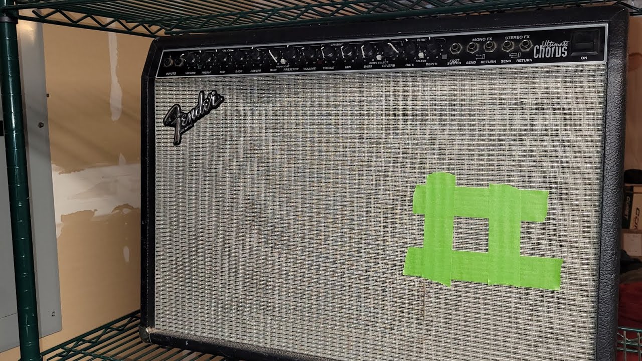 Cleaning The Pots On A Fender Chorus 2x12 Combo