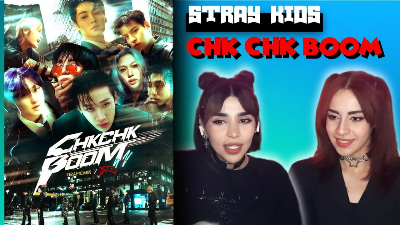 (persian girls reaction)ریکشن فارسی به موزیک ویدیو chk chk boom از stray kids  💣😎
