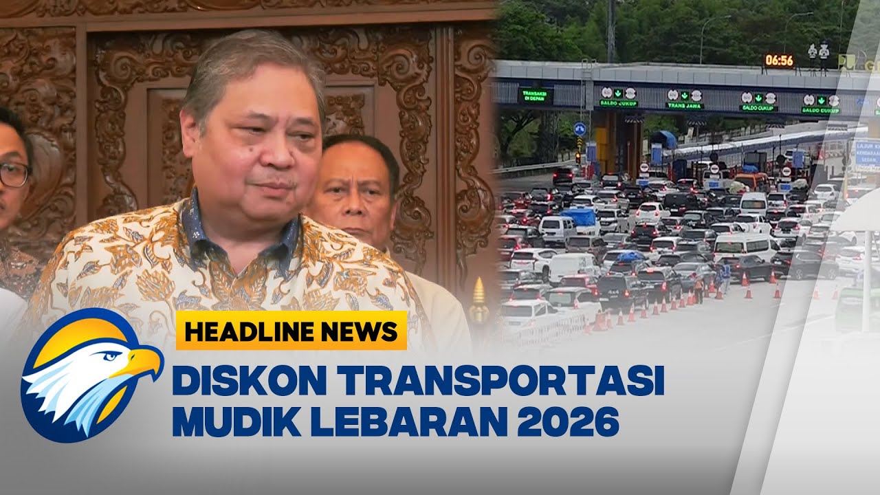 [HEADLINE NEWS, 29/01] Airlangga Hartarto Umumkan Diskon Transportasi untuk Mudik Lebaran 2026