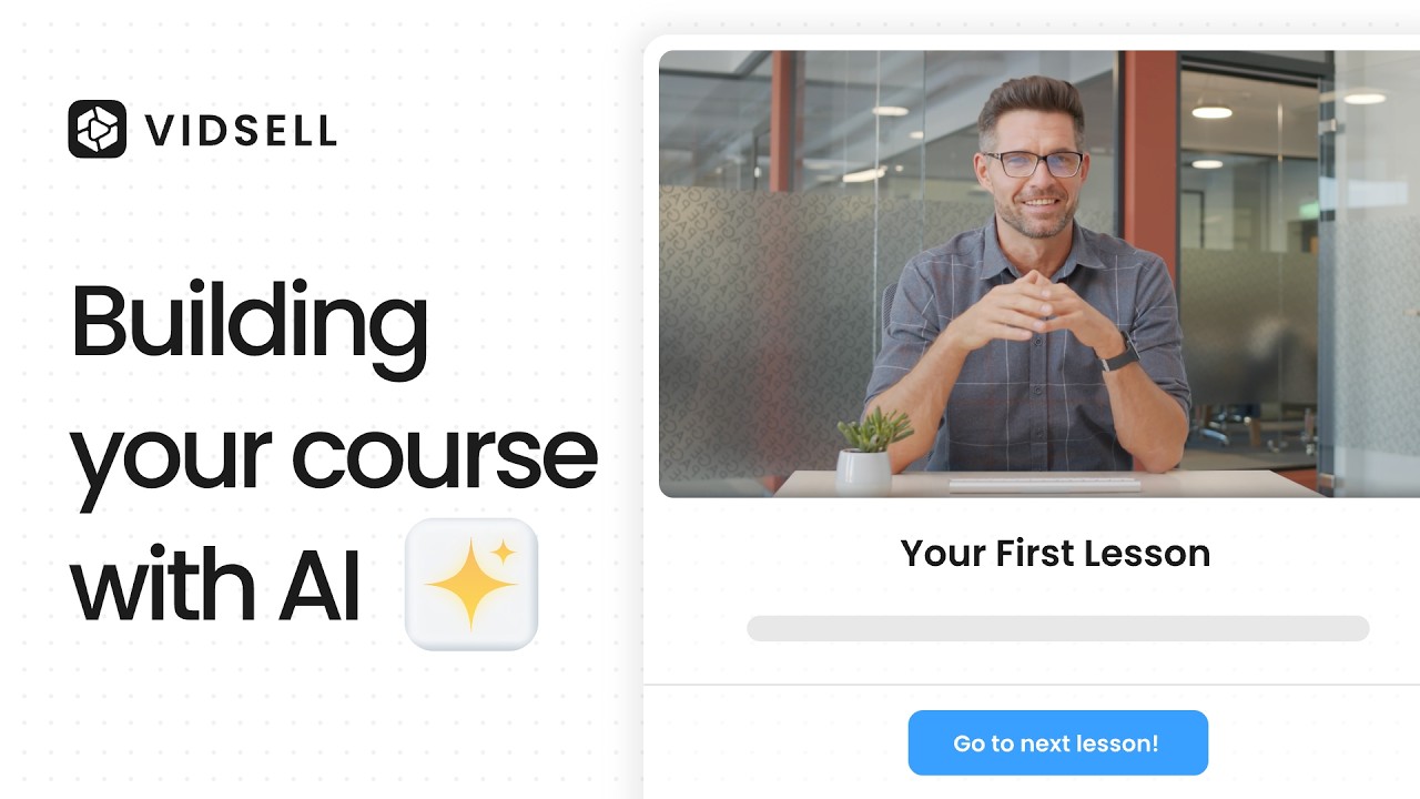 Create Online Courses with AI (VidSell AI Course Creator)