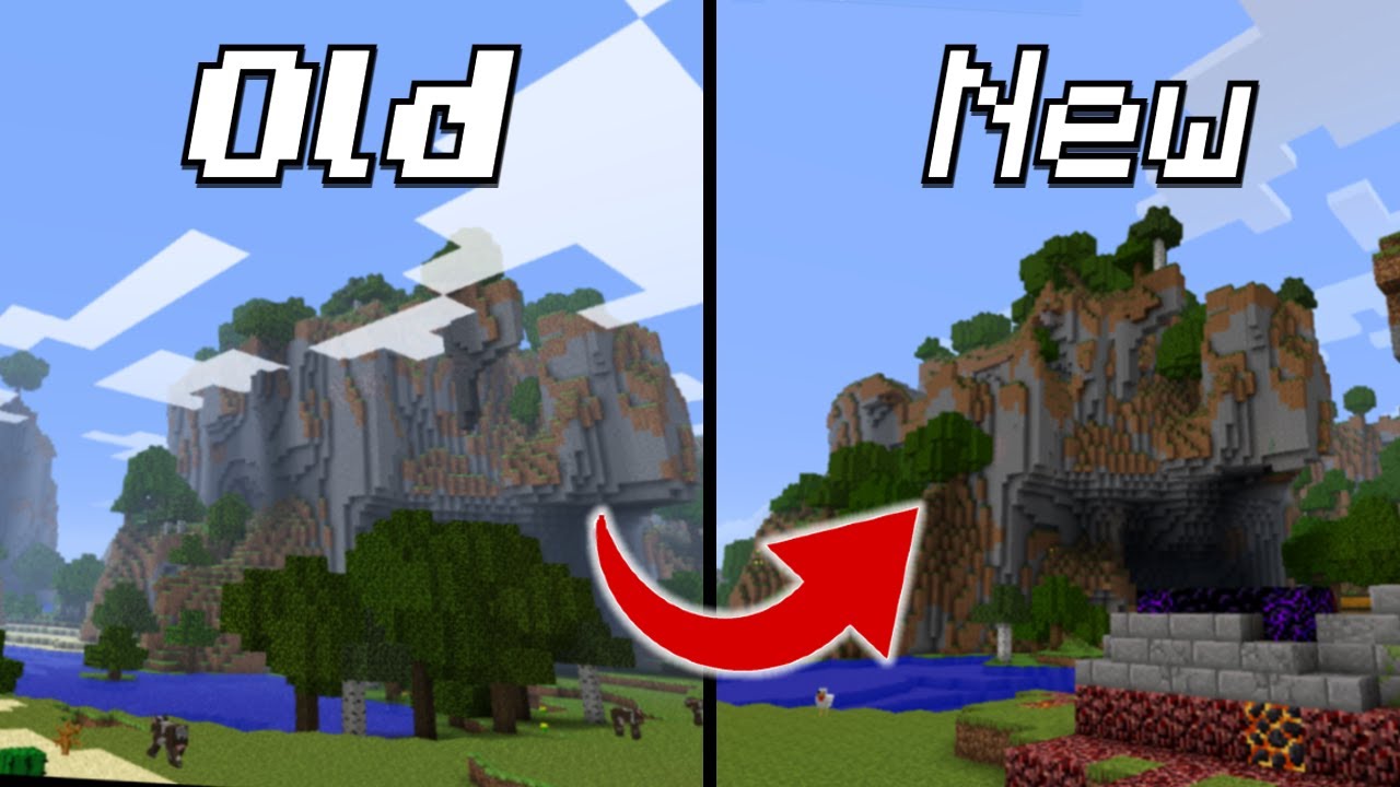 Этот мод ОБЪЕДИНЯЕТ новый и старый Minecraft!