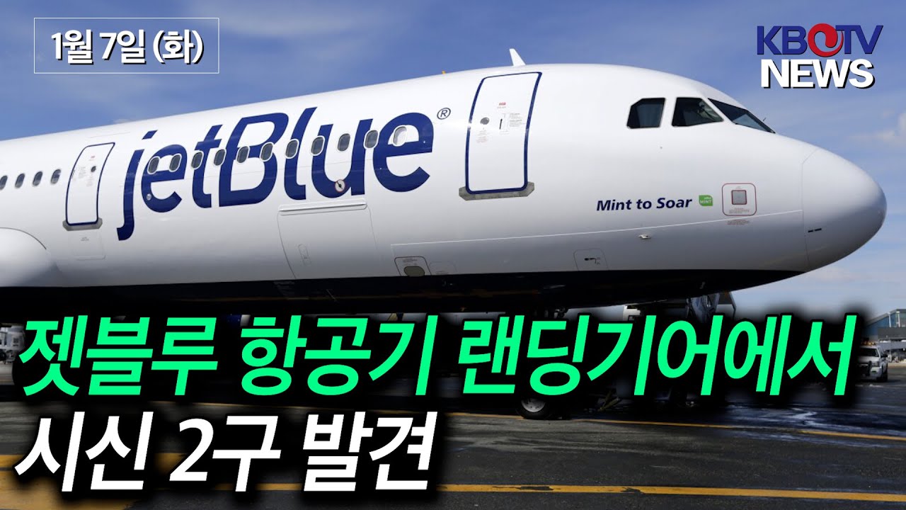 젯블루 항공기 랜딩기어에서 시신 2구 발견