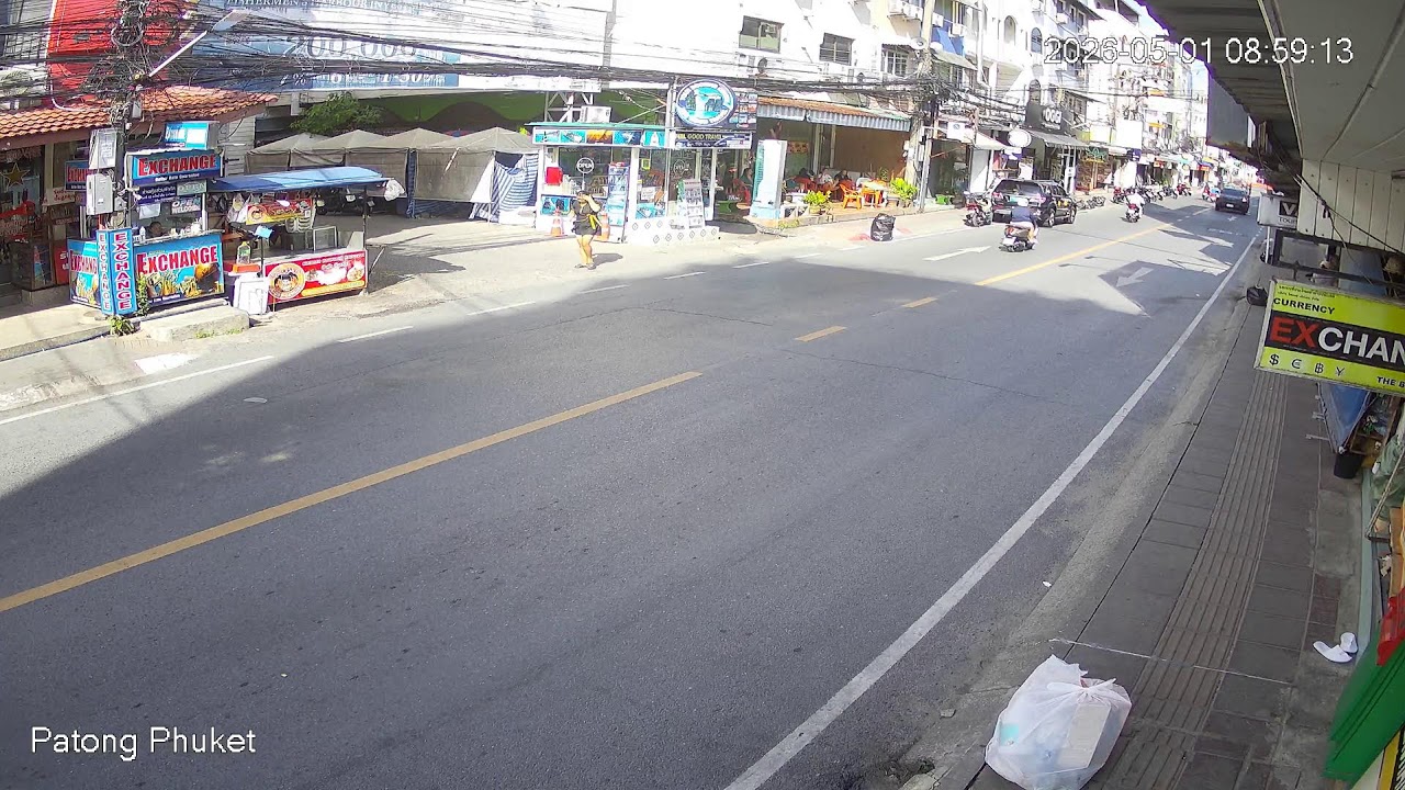 Sainamyen Road, Patong, Phuket, Thailand | Nida Massage | Live Camera Stream