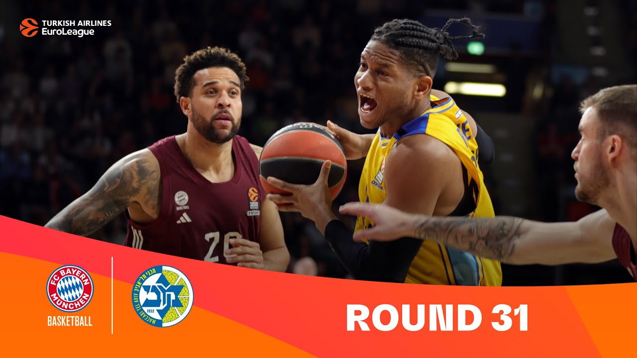 Bayern-Maccabi | Round 31 Highlights | 2023-24 Turkish Airlines EuroLeague