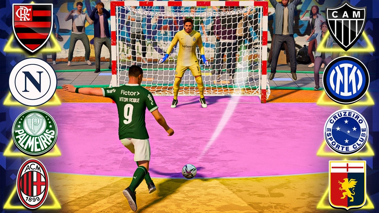 A GRANDE FINAL da COPA entre BRASILEIROS x ITALIANOS no FUTSAL | EAFC 25