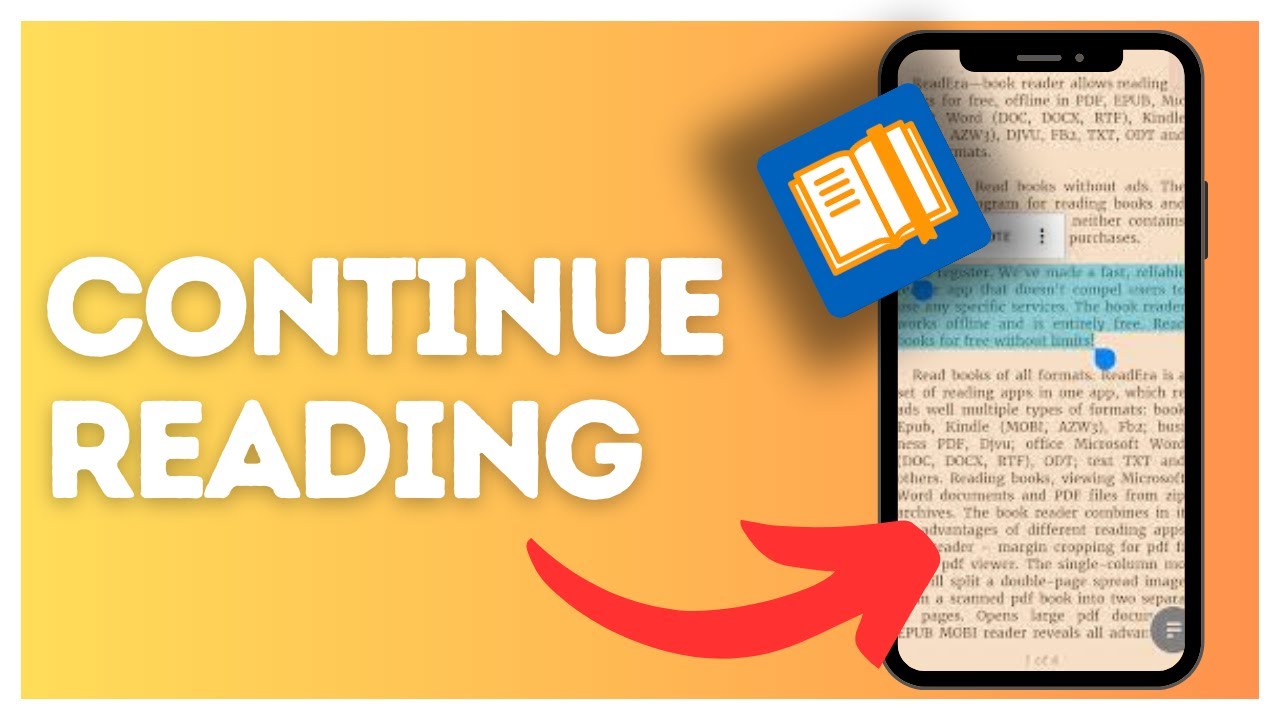 Hot to enable to continue reading on ReadEra?