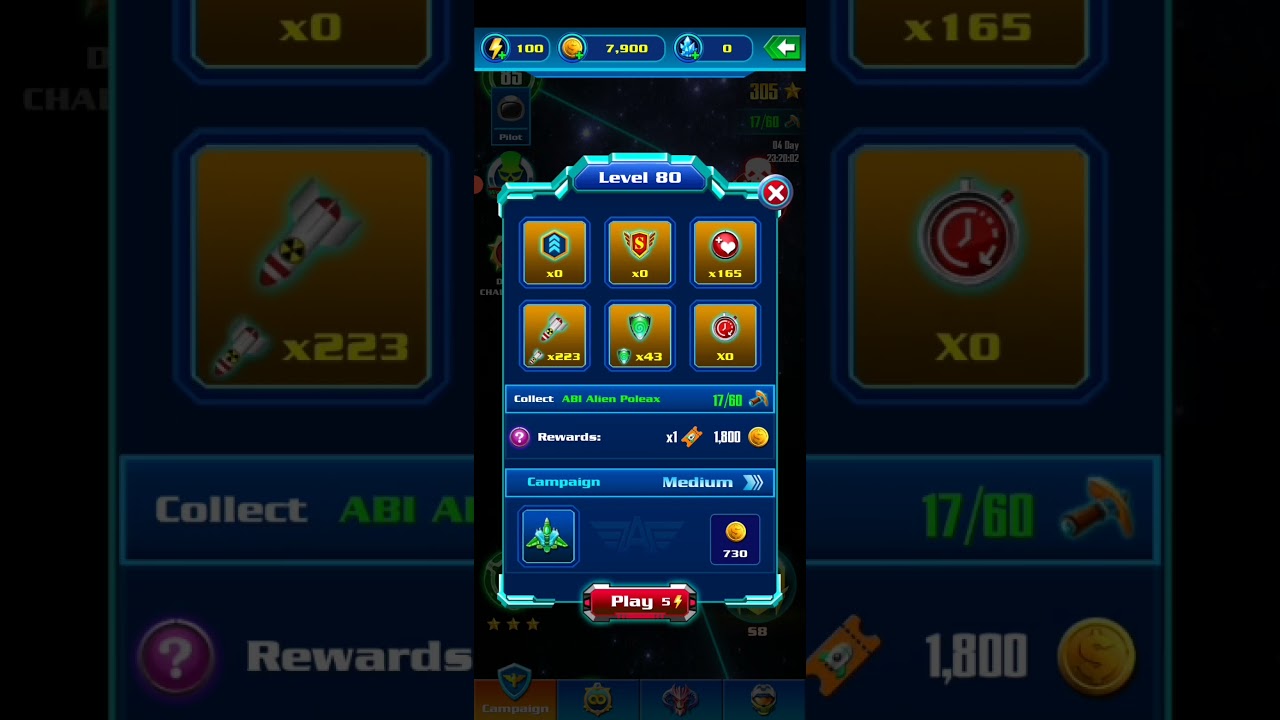 GALAXY ATTACK ALIEN SHOOTER - LEVEL 80 MEDIUM