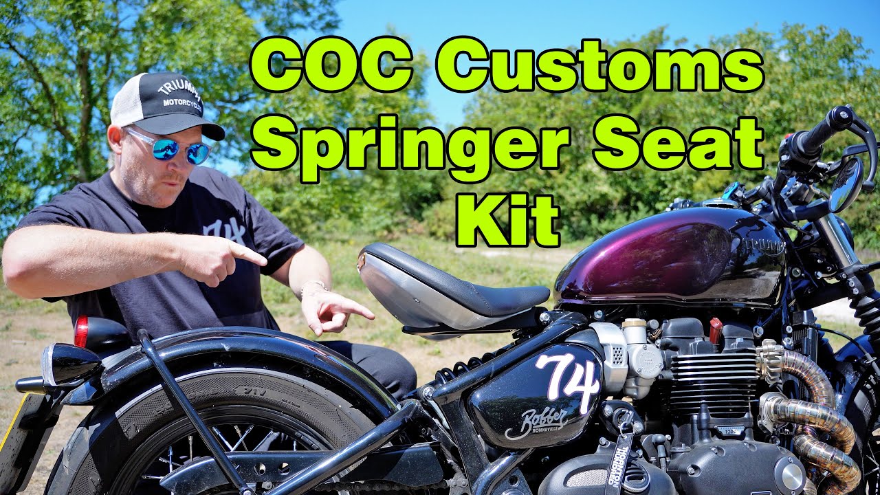 COC Customs Springer Seat Review - Triumph Bobber