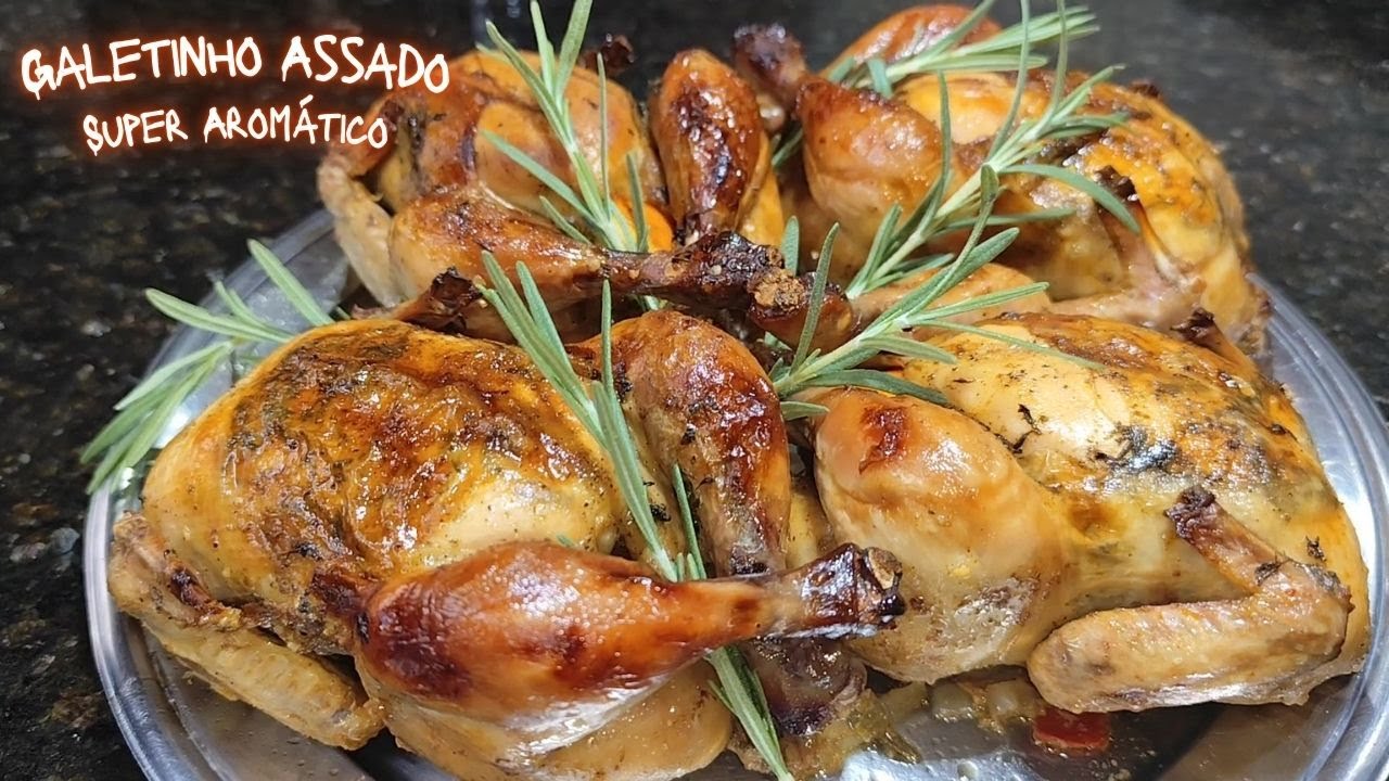Galetinho Assado Inesquecível: O Segredo da e Marinada Francesa Mirepoix 🍗