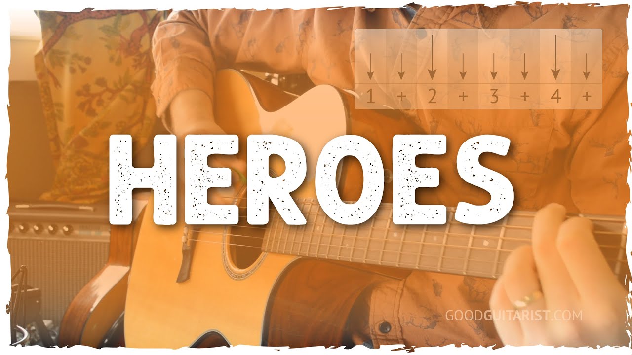 Выучите «Heroes» Дэвида Боуи — лёгкий урок игры на гитаре для начинающих