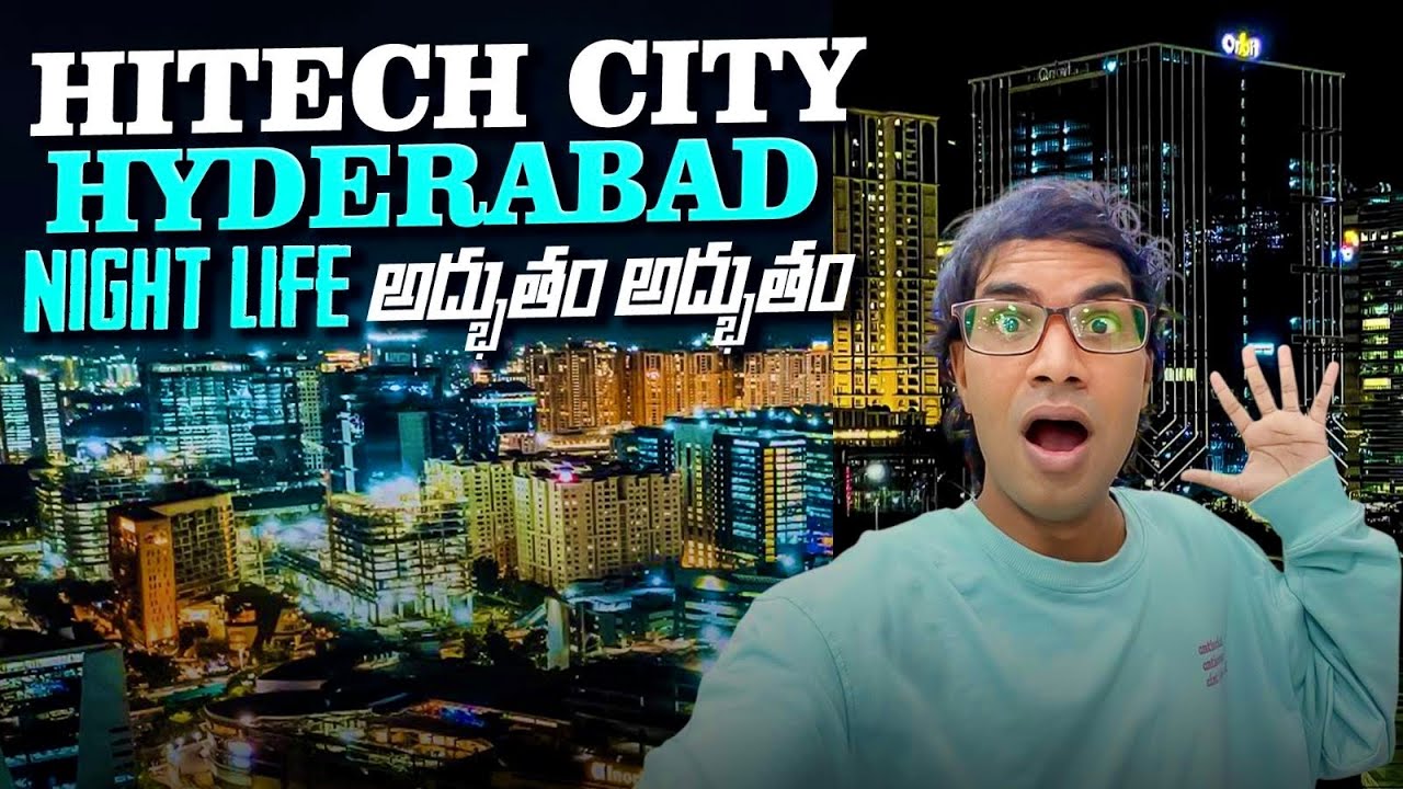 Hi tech city Night Life Hyderabad,  Durgam Cheruvu , Raidurgam Hyderabad, Street food hi tech city 