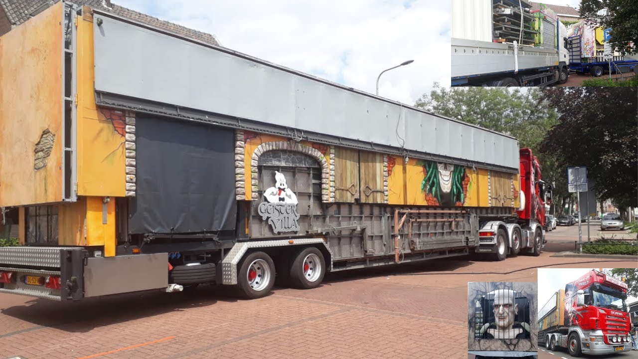 Transport en opbouw kermis Tilburg 2020 - Deel 4