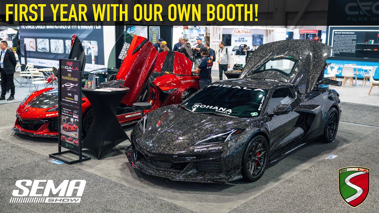 SEMA 2023 WAS OUR BIGGEST SUCCESS EVER BRINGING 2 FORGED CARBON FIBER Z06 CORVETTES!