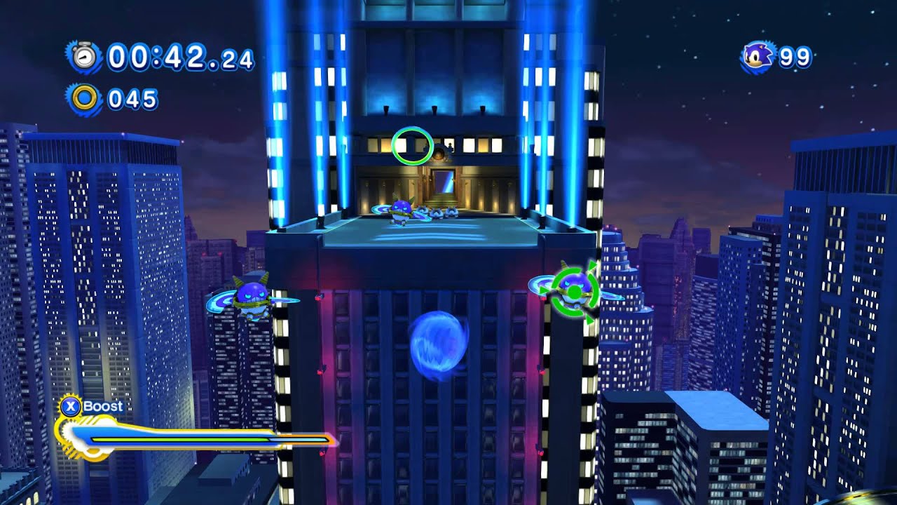 Sonic Generations - Speed Highway (Modern) Shortcut Run