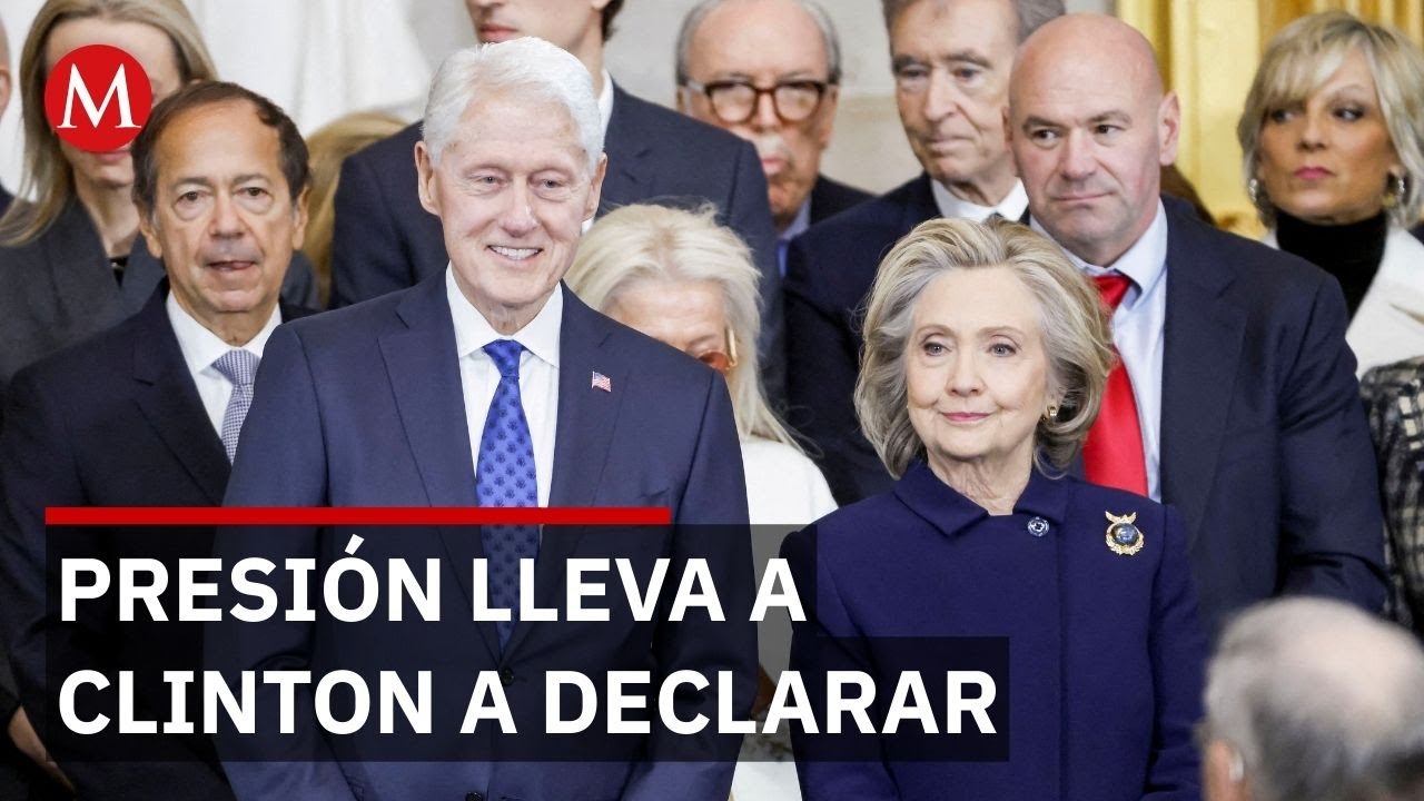 El expresidente Bill Clinton testificará ante el Congreso de EU por el caso Epstein