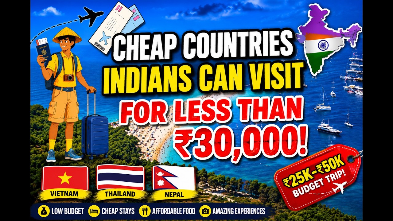 Top 10 Cheapest Countries to Visit From India in 2026 | Budget International Travel Complete Guide