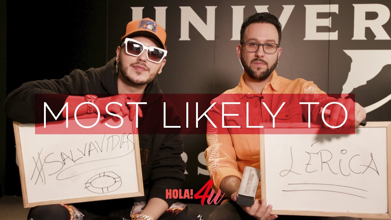 ¿El más enamoradizo? ¿A quién le cogería antes el teléfono Belinda? | Most likely to con LÉRICA