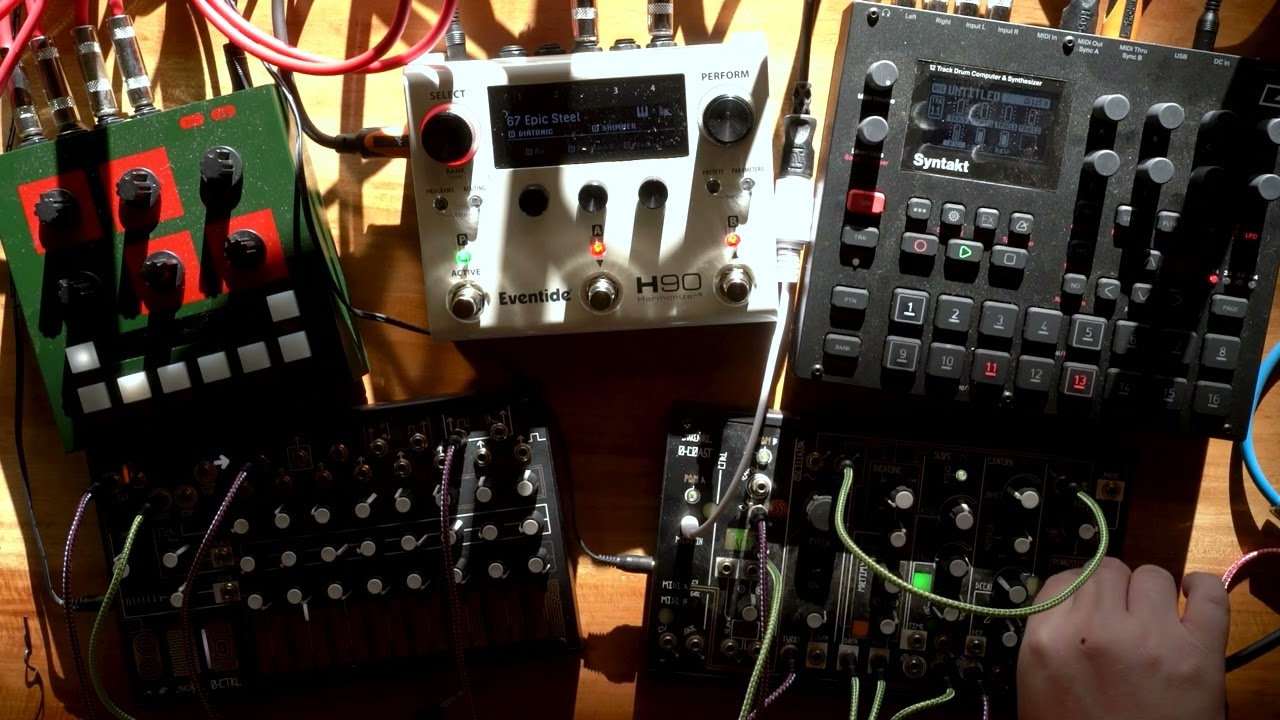 End of day // Elektron Syntakt + Make  Noise 0-Coast + Eventide H90 + OTO BOUM