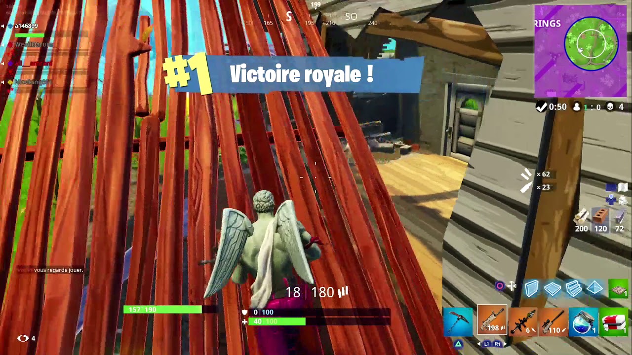 Fortnite - Back to back CLUTCH in Teams of 20 !!!