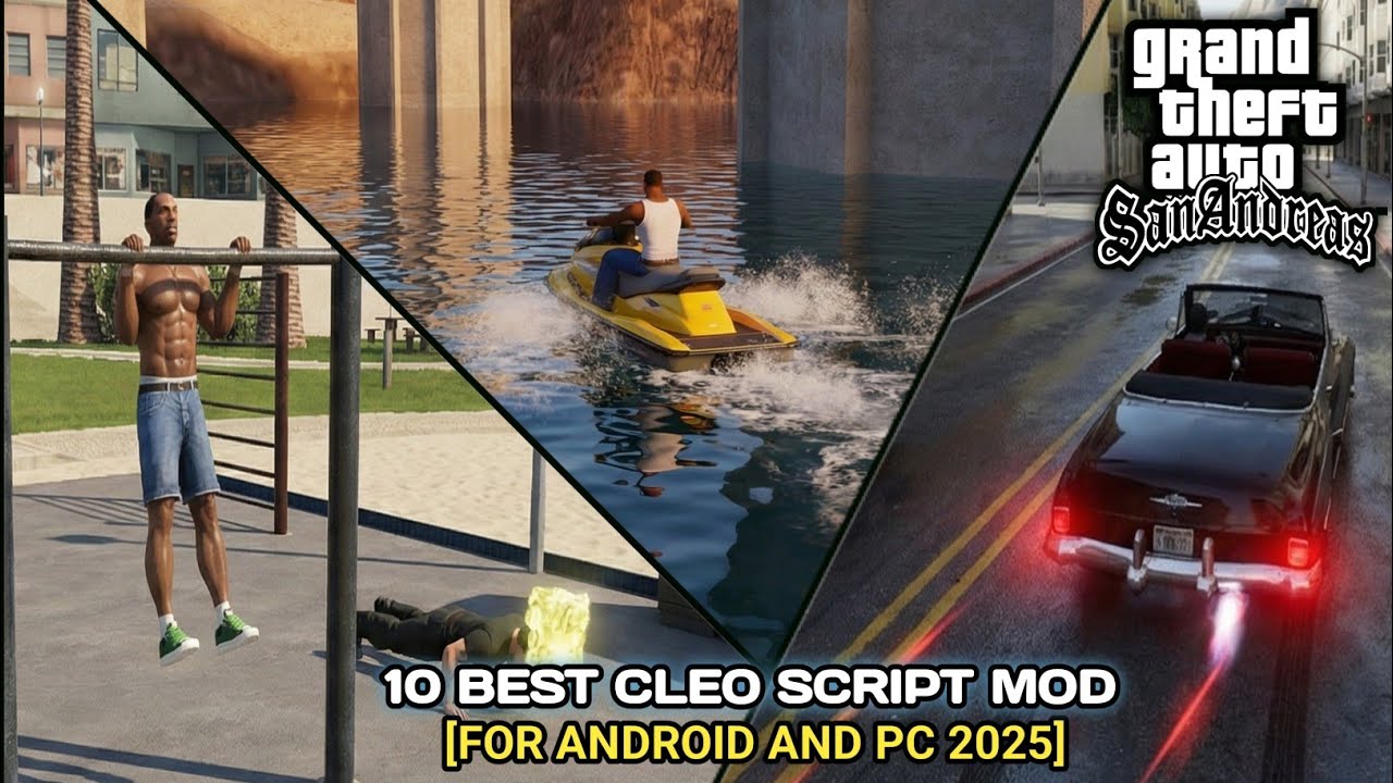 10 ЛУЧШИХ CLEO SCRIPT MOD ДЛЯ GTA SA НА ПК И ANDROID!! 