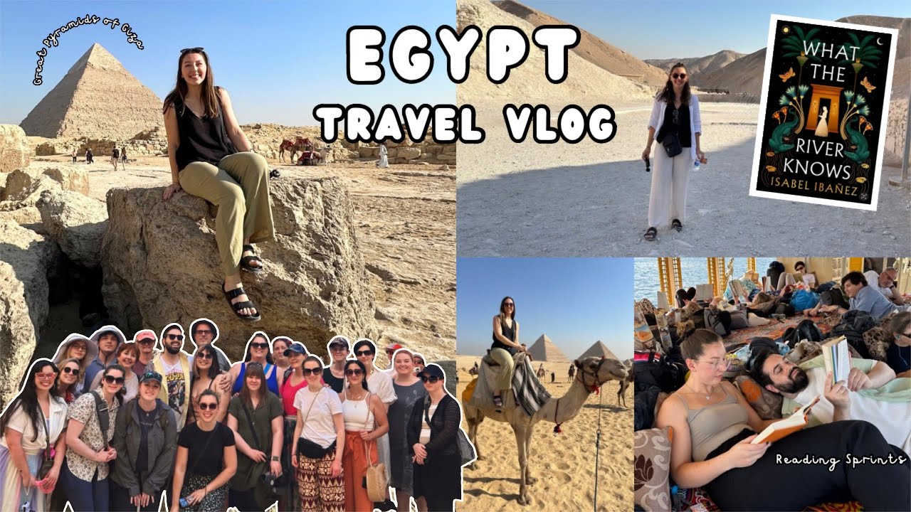 COME TO EGYPT WITH ME // Travel & Reading Vlog🇪🇬