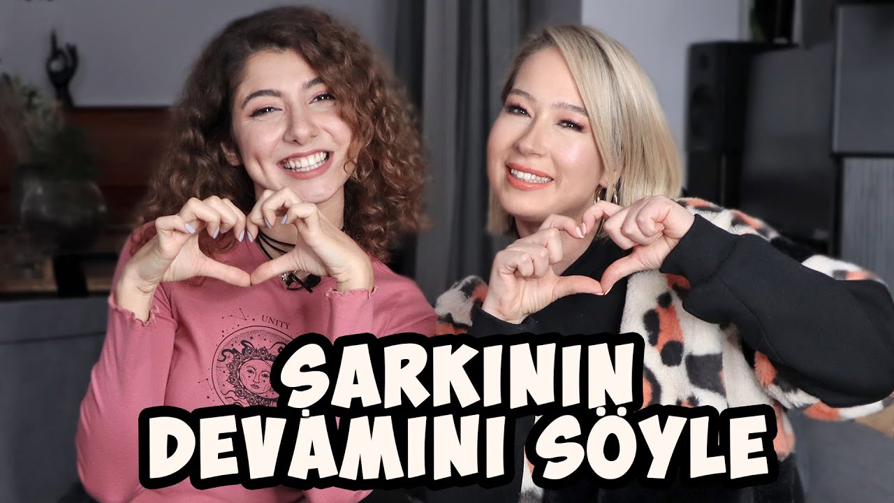 Gülçin Ergül & Çilem Akar - İNGİLİZCE ŞARKININ DEVAMINI SÖYLE OYUNU