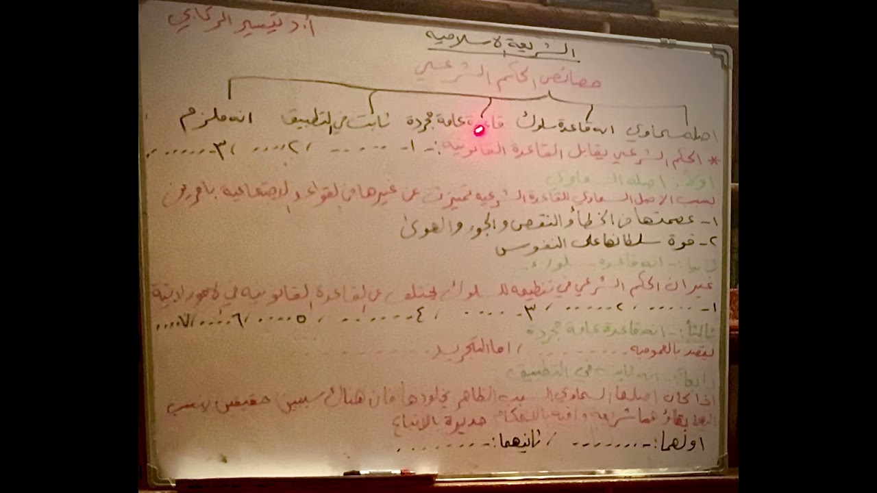 خصائص القاعدة الشرعية  المحاضرة 8 ، 9