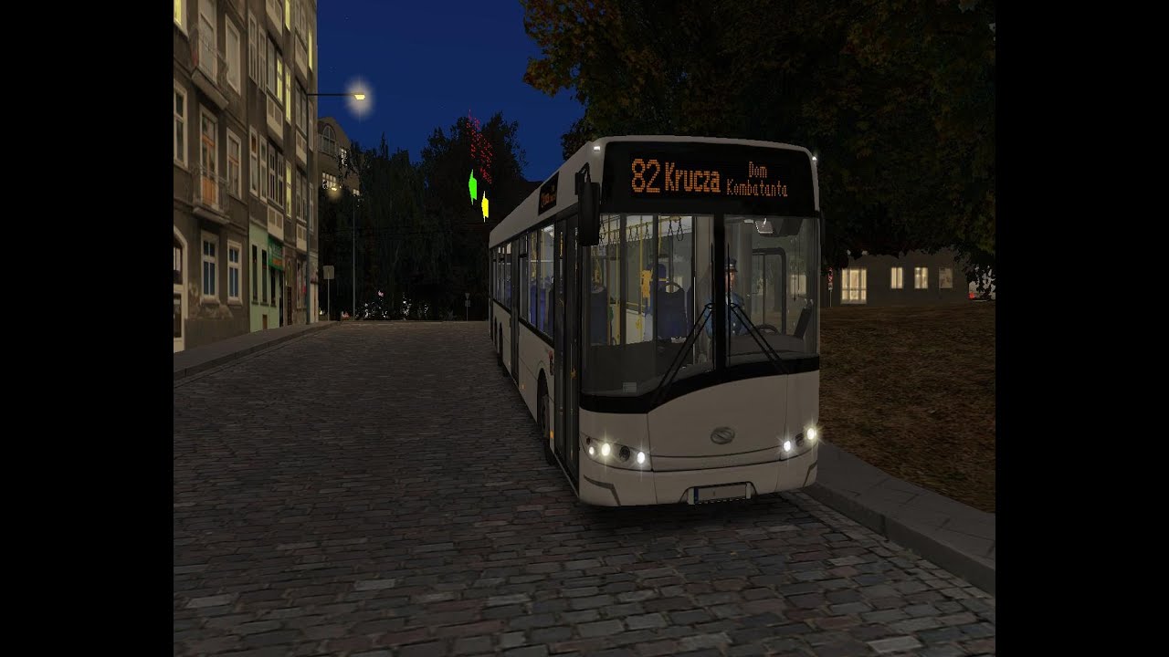 OMSI 2 Fikcyjny Szczecin V2.50.03 : Route 82 Kołłątaja - Krucza Dom Kombatanta - Kołłątaja