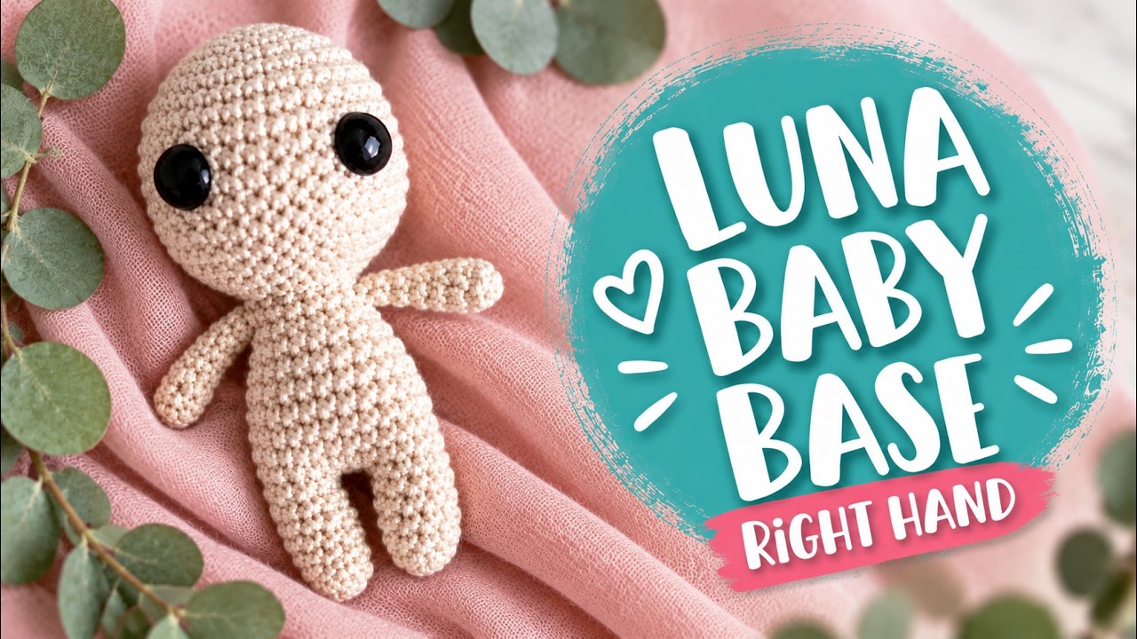 How To Crochet - Easy Beginners Amigurumi Basic LUNA Baby Body