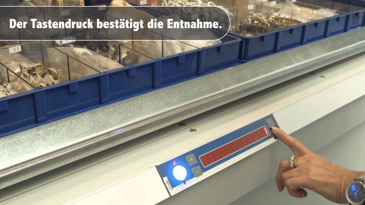 KBS Industrieelektronik - Effizienter kommissionieren mit der Behälterausleuchtung PickTerm Tray
