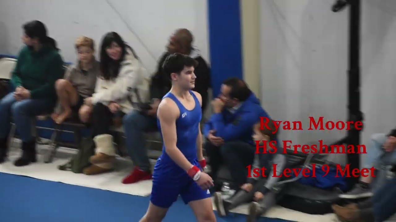 Ryan Moore's 1st Level 9 USA Gymnastics Meet