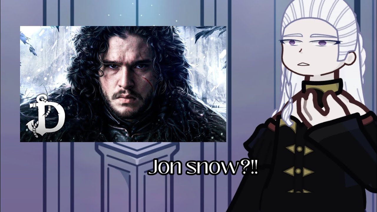 house of the dragon reaccionan a el rap de Jon snow- bastardo|Daarui|Gacha life 2|