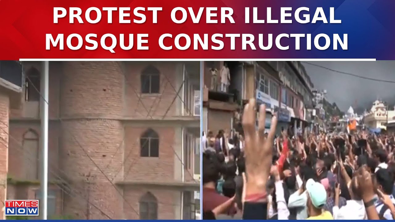 Shimla Mosque Row: Massive Protest Over Illegal Construction | Watch Video | English News