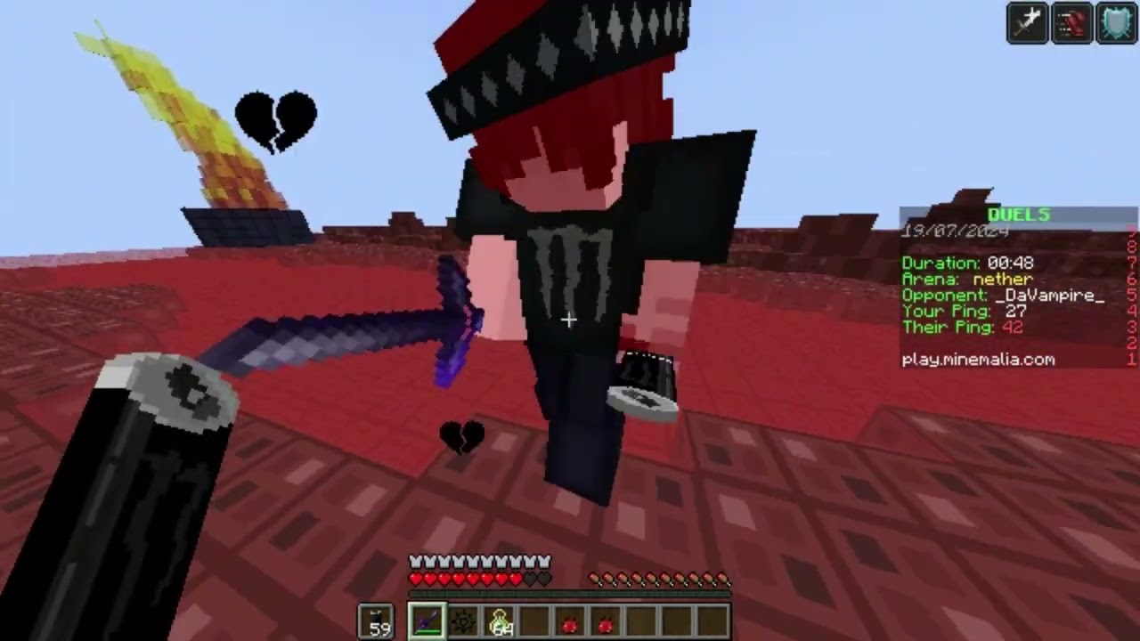 Minemalia Netherite Pot PVP Montage