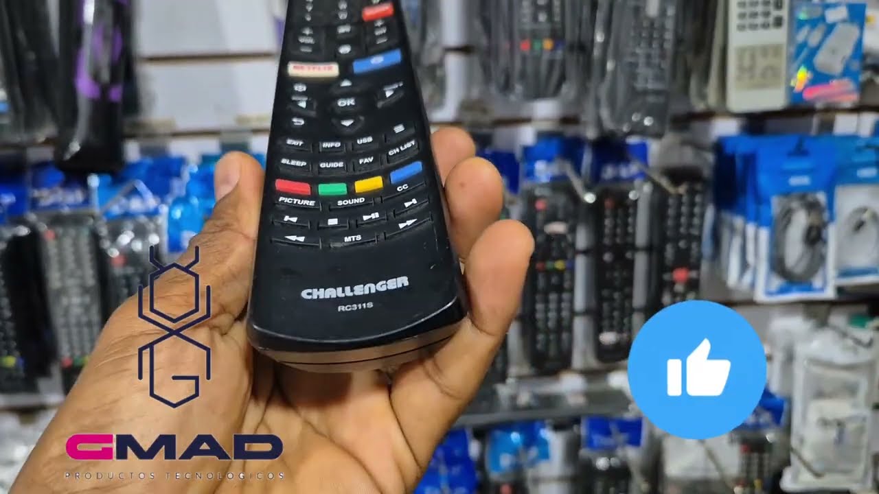 Solución a control Challenger RC311s Para Smart Tv