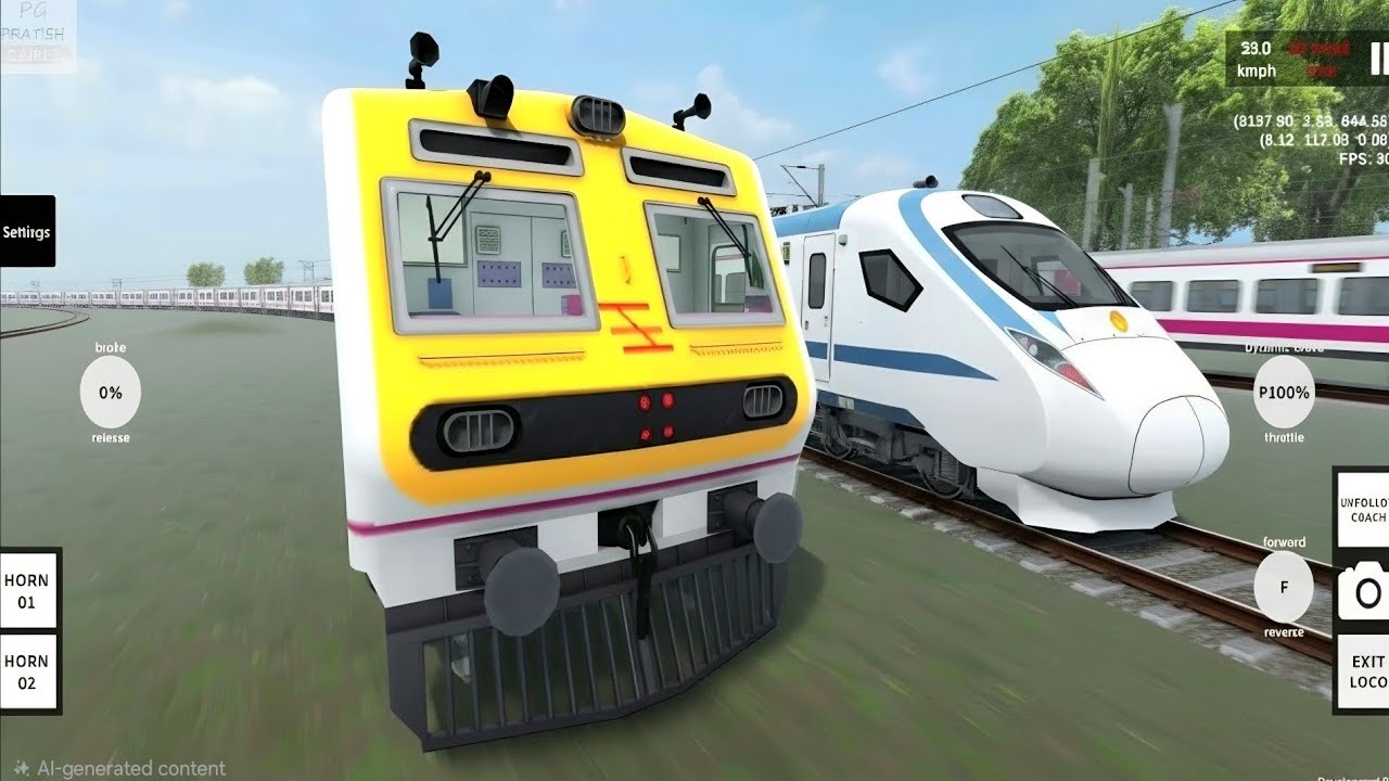 Mumbai Local Train Coupling & Accident in RG Train Tech Demo Android Gameplay | Best Train Game 2026
