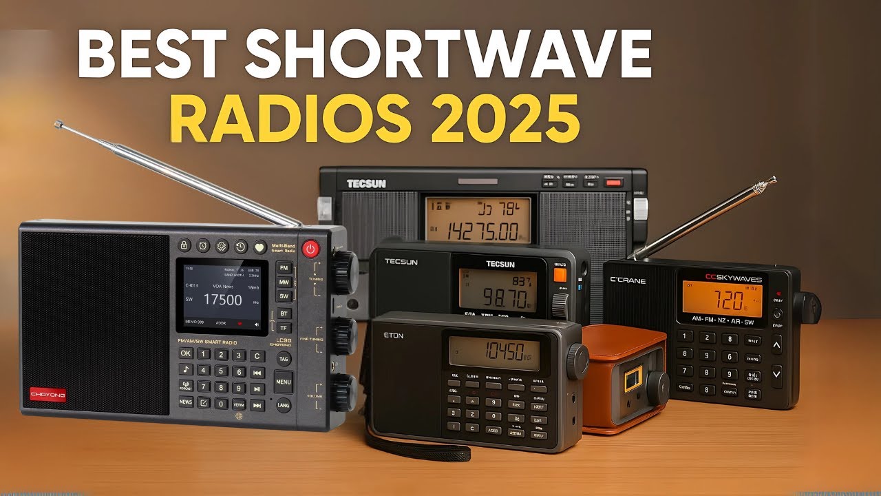 Best Shortwave Radios 2025 🔥 Top 5 Portable Digital Radios Reviewed!