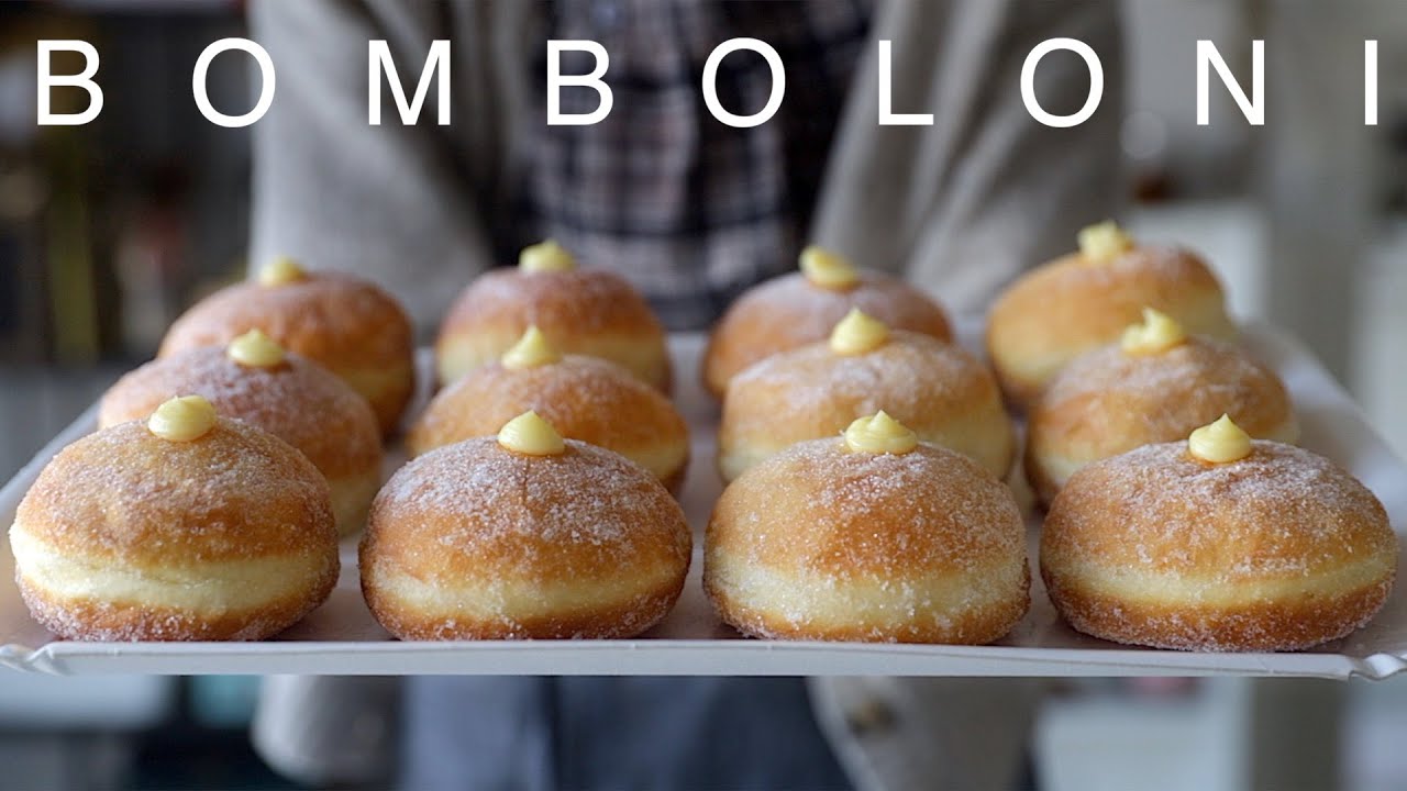 BOMBOLONI ALLA CREMA 🤍 LA MIA RICETTA INFALLIBILE