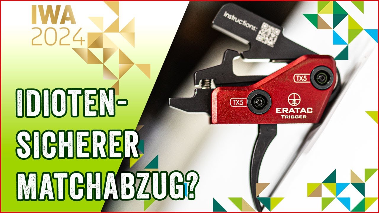 Revolution im Abzugswesen: ERATAC Trigger F&uuml;r AR15 enth&uuml;llt neuartige Technologie auf der IWA 2024