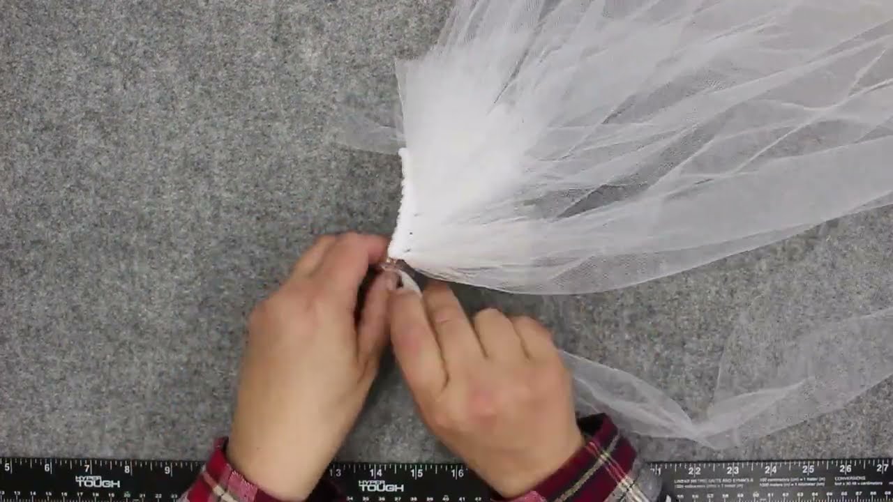 Wedding Bridal Tulle Veil on Comb