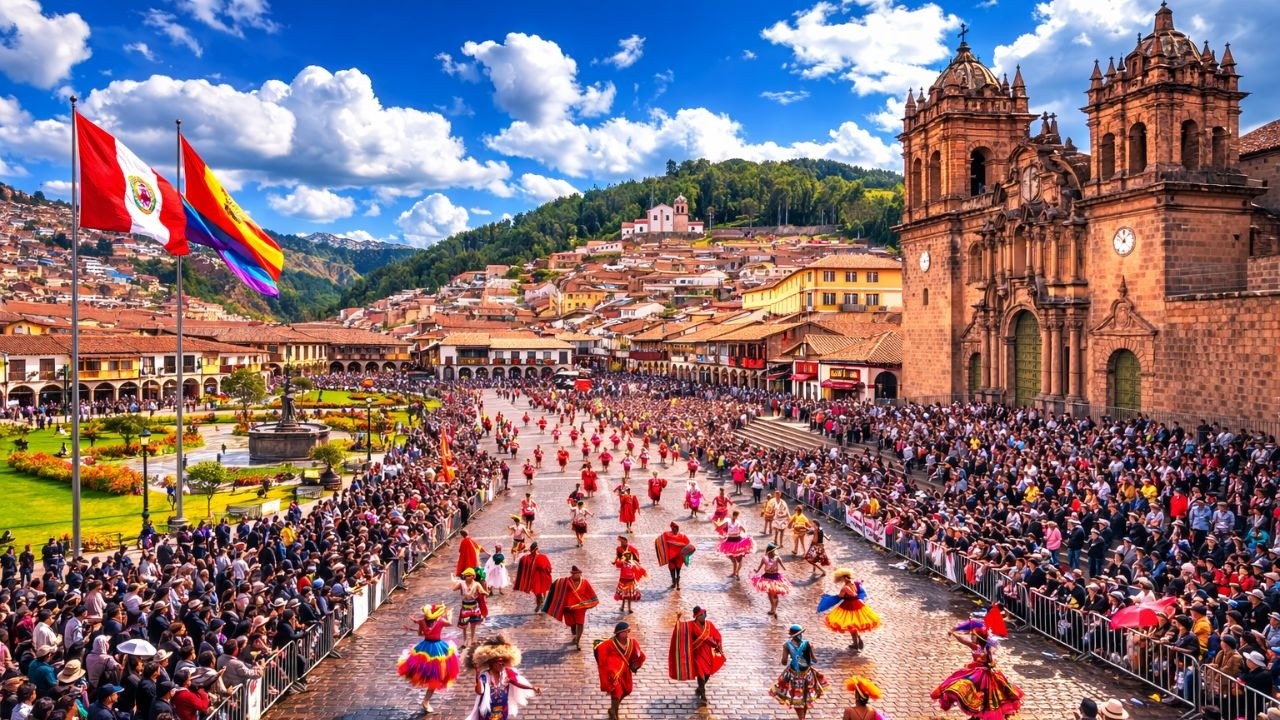🎉ASÍ se VIVIÓ la GRAN FIESTA QHASWA RAYMI 2026 en CUSCO 🇵🇪🔥
