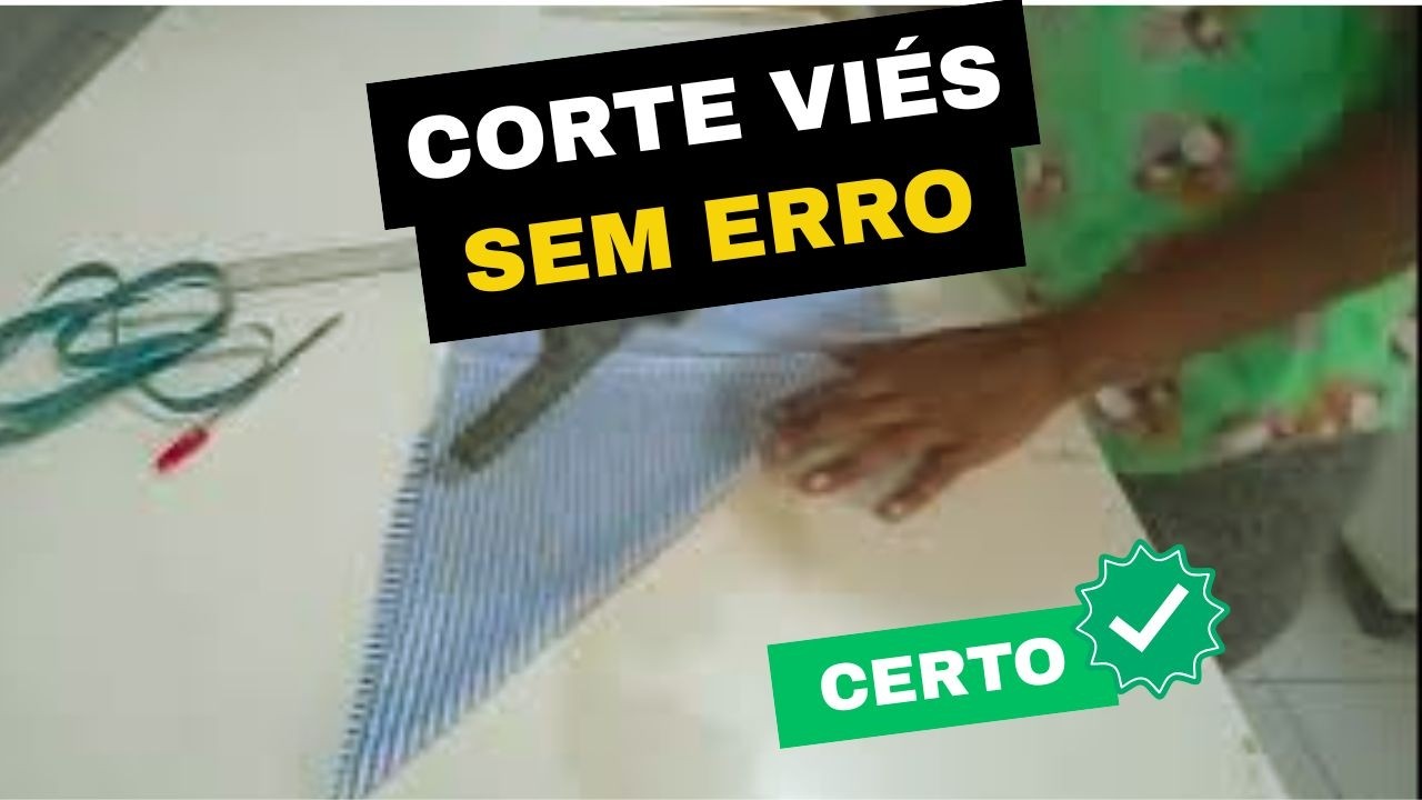 Como Cortar Viés em Tecido Plano Passo a Passo | Acabamento Impecável