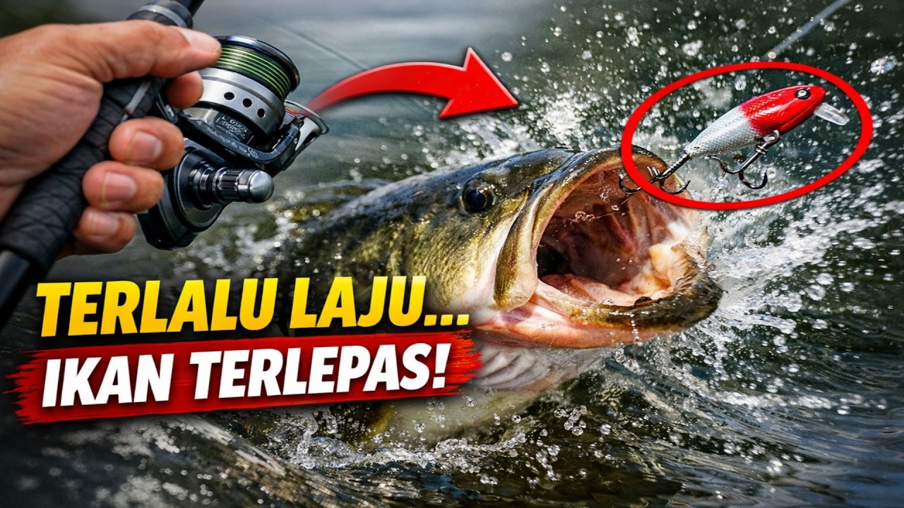 STRIKE! Jangan Terus Karau... Kesilapan Ini Buat Ikan Lepas Depan Mata