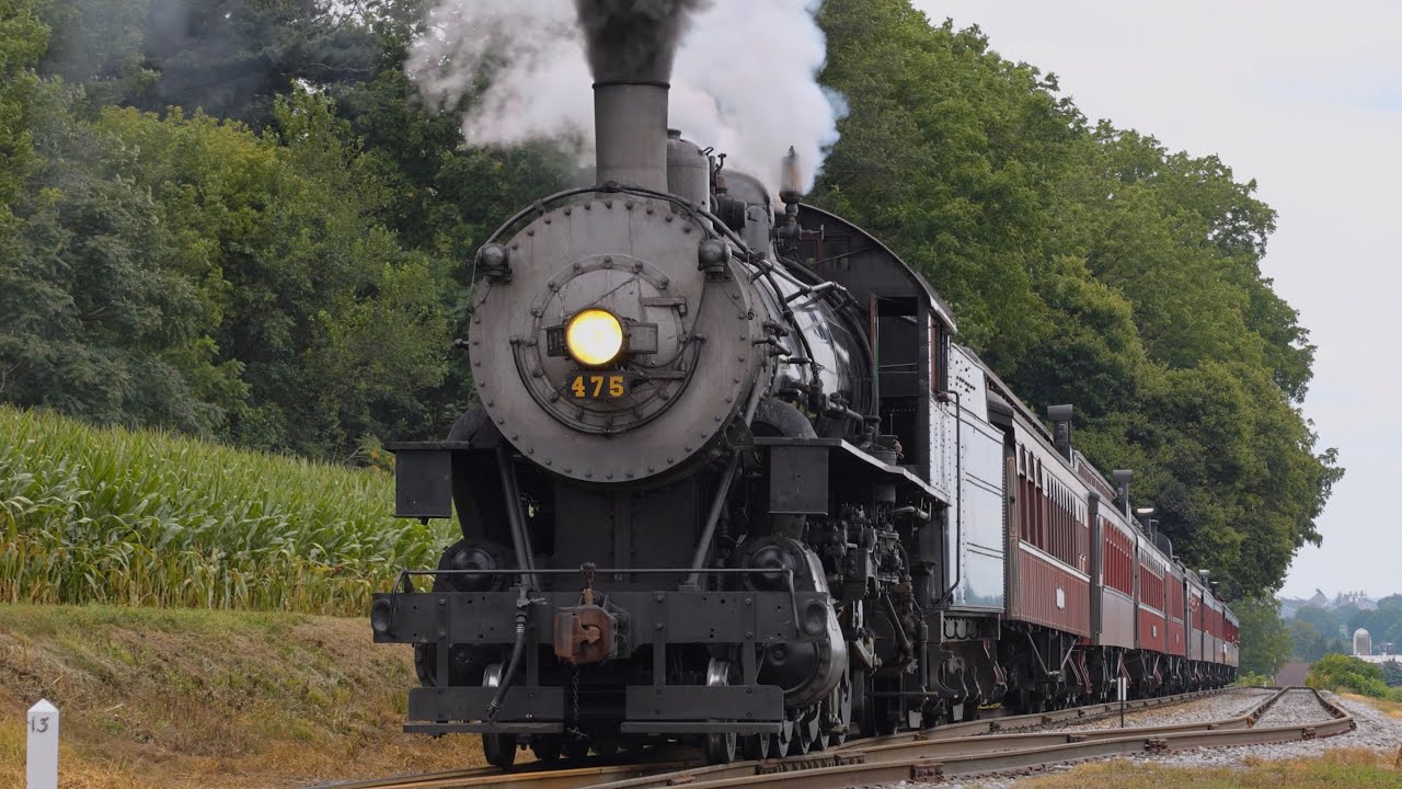 Norfolk & Western 475: Summer Steam on the Road to Paradise (4K)