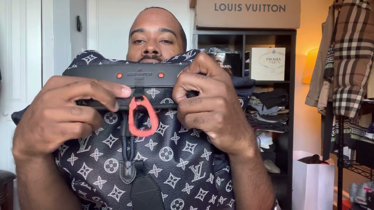 LOUIS VUITTON Discovery Backpack upside down!!!!!! PACK WITH ME FOR THE GYM