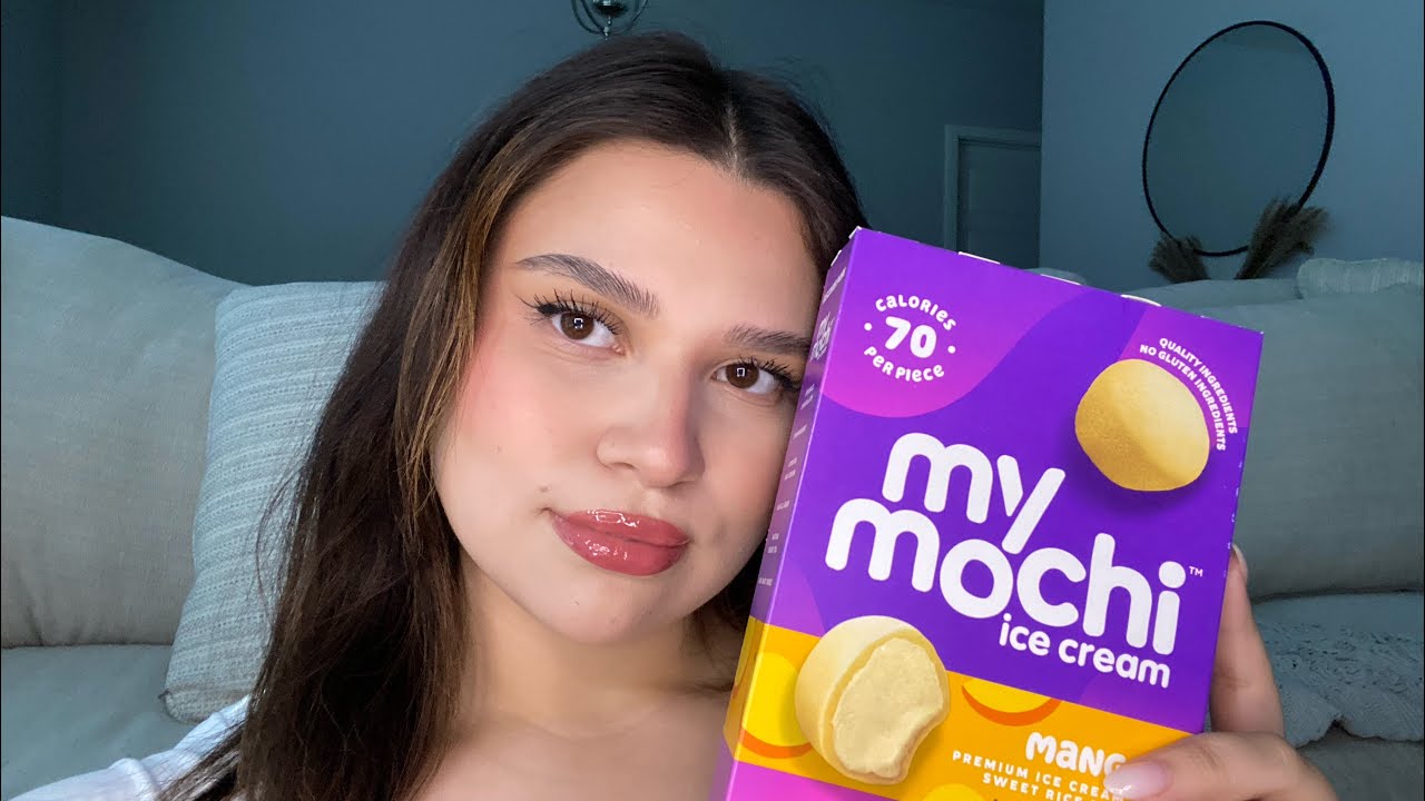 asmr | comiendo mochi ice cream *mouth sounds
