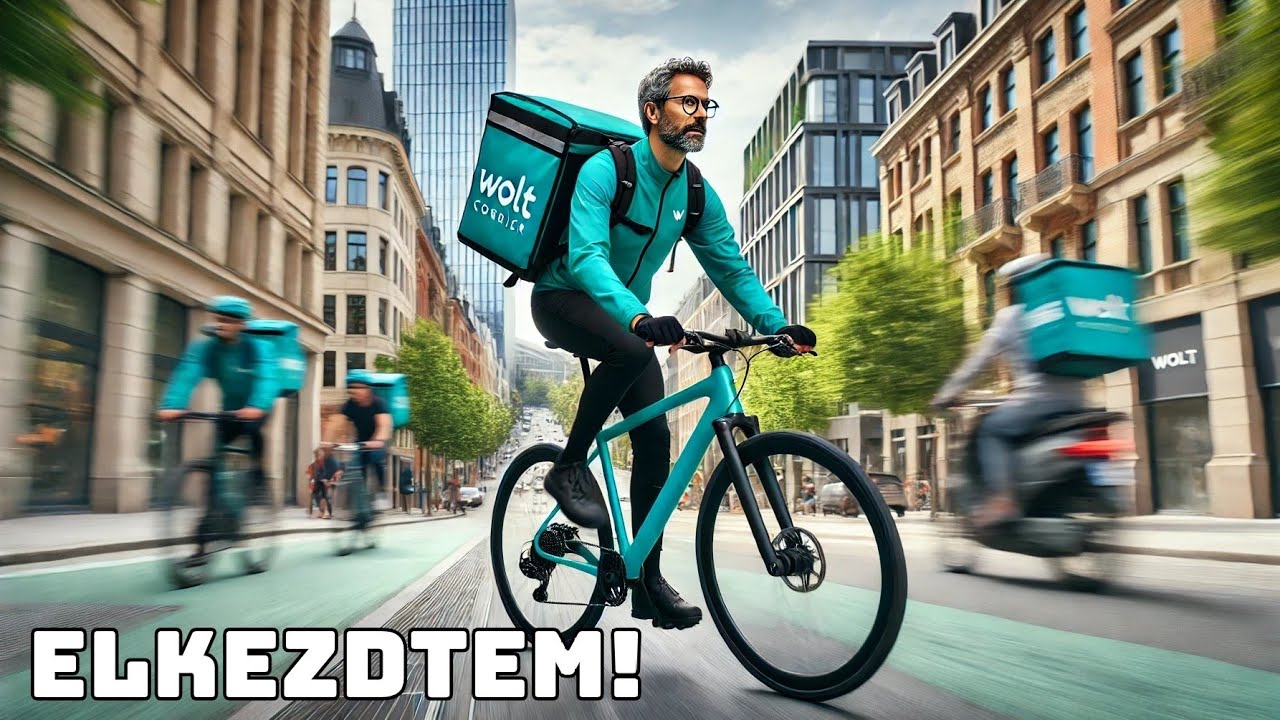 ELSŐ NAPOM WOLT FUTÁRKÉNT * 🚴‍♂️ * Futár vlog 1.