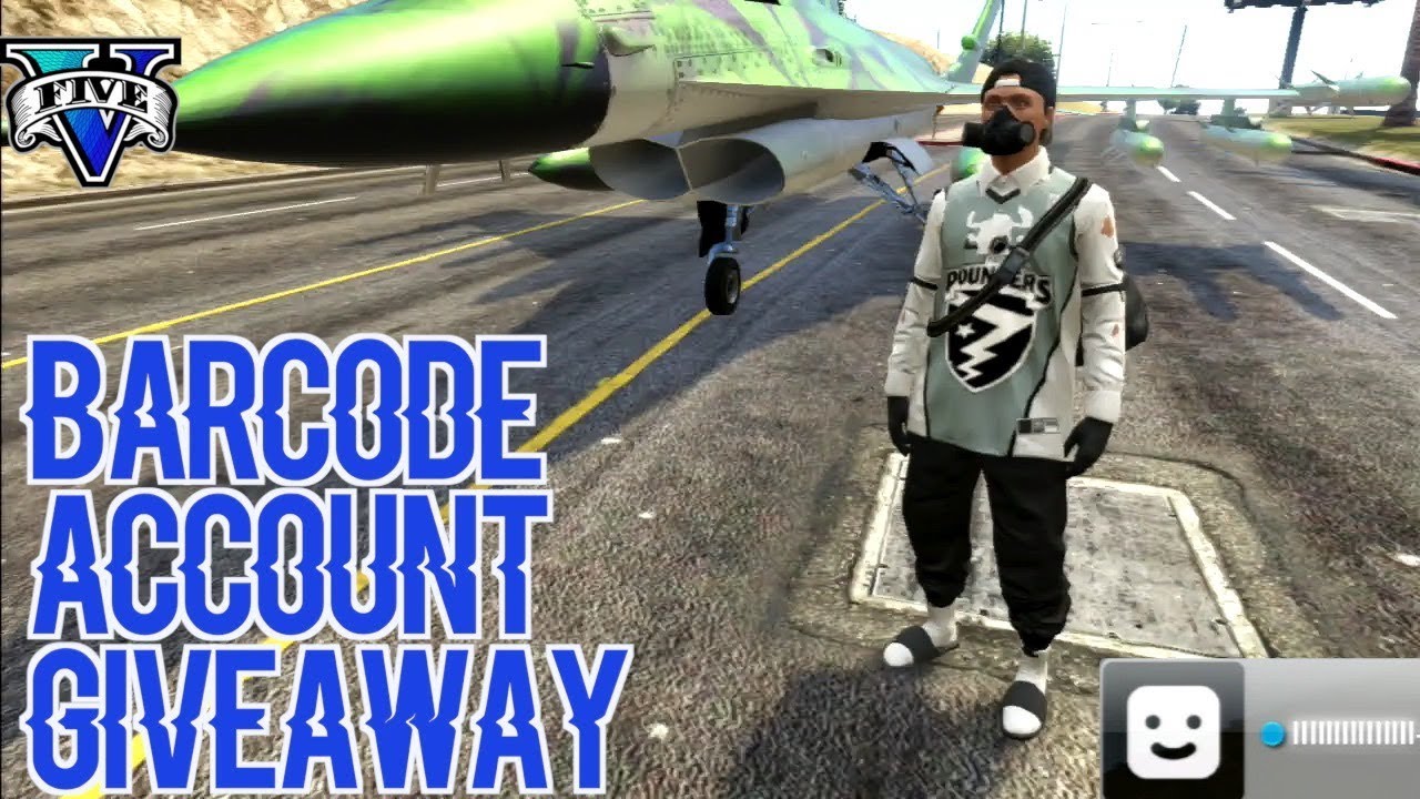 BARCODE ACCOUNT GIVEAWAY- GTA V ONLINE