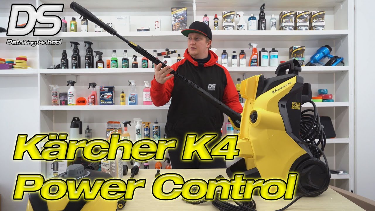 Vorbereitung für die erste Winterwäsche in der Waschhalle! Kärcher K4 Hochdruckreiniger Anleitung