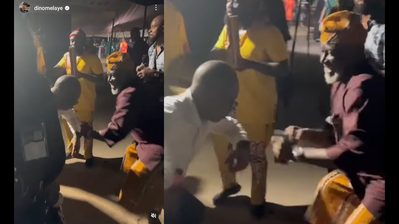 Dino Melaye Spotted In Dance Competition With NBA President, Mazi Afam Osigwe In Enugu